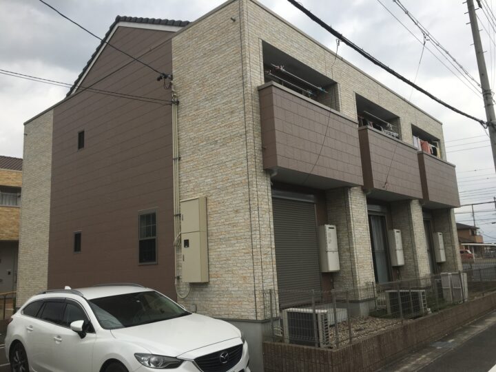 稲沢市　ＧアパートＡ様　外壁塗装・防水工事