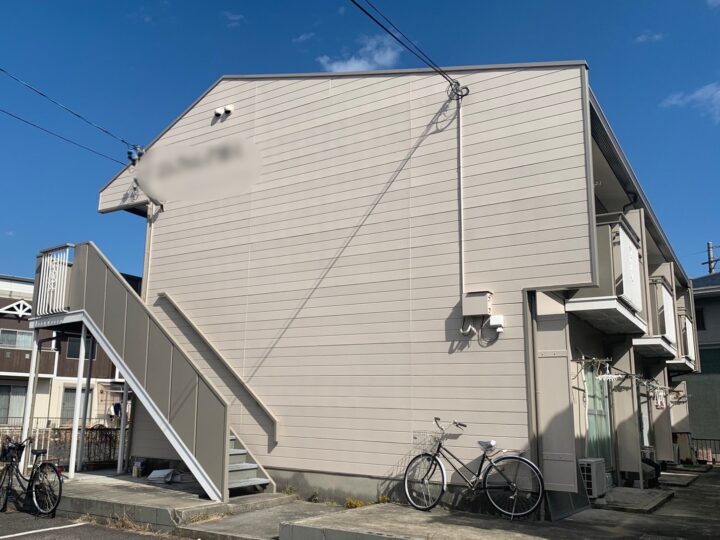 春日井市　Ｅアパート様　外壁塗装・屋根塗装
