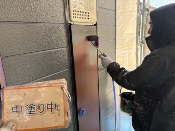 ガスチャンバー扉塗装②