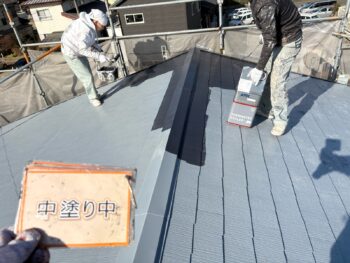 屋根塗装②