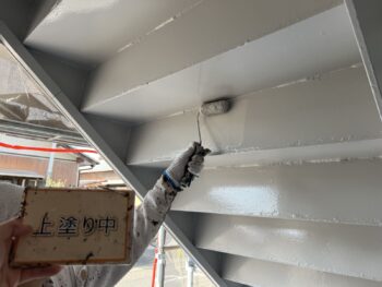 階段塗装③