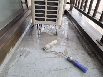 ベランダ防水工事①