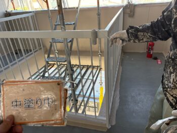 鉄部塗装②