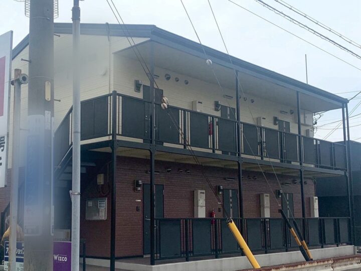 一宮市　Ｓアパート様　外壁塗装・屋根塗装