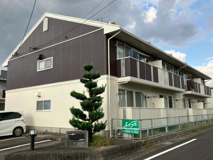 小牧市　ＳアパートＡ・Ｂ様　外壁塗装・屋根塗装