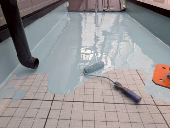 エントランス上防水工事⑤