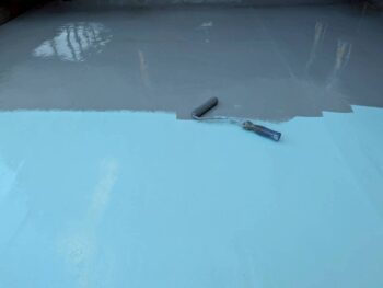 エントランス上防水工事⑧