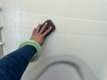 貯水槽タンク塗装①