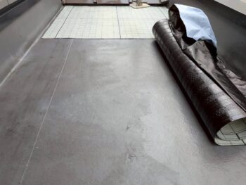 エントランス上防水工事③