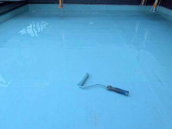 エントランス上防水工事⑦