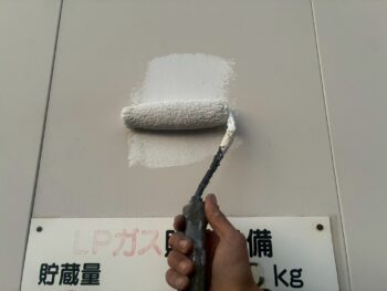 ＬＰガス倉庫塗装②