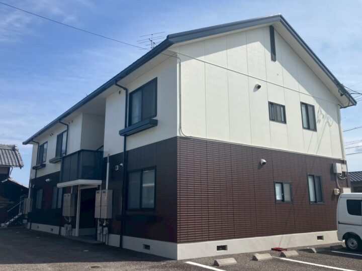 一宮市　Tアパート様　外壁塗装