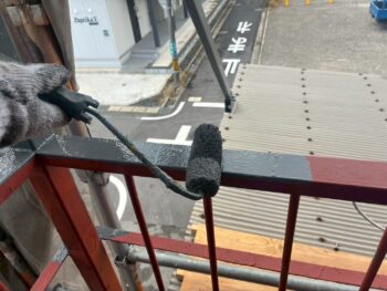 階段塗装③