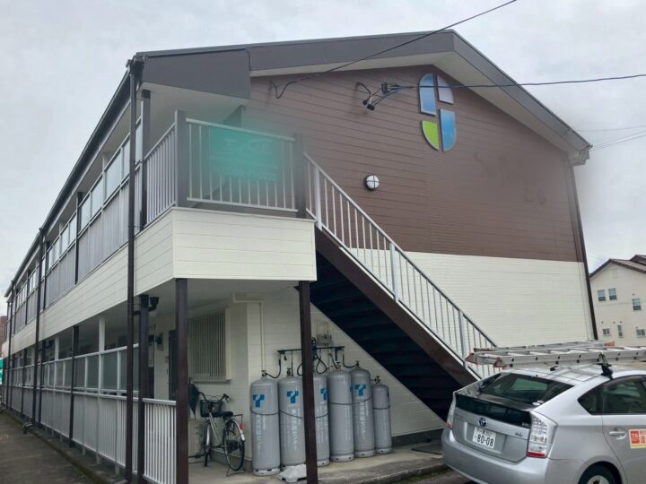 小牧市　Ｓアパート様　外壁塗装・屋根塗装
