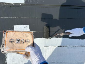 屋根塗装②