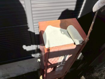 消火器ボックス塗装②