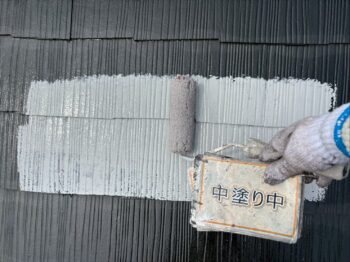 屋根塗装②